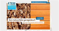 Desktop Screenshot of houtensectionaaldeur.nl